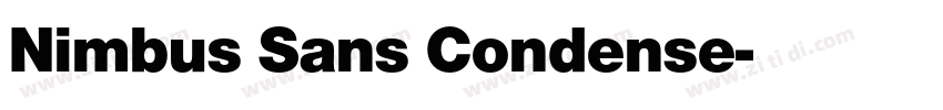Nimbus Sans Condense字体转换 Nimbus Sans Condense字体转换